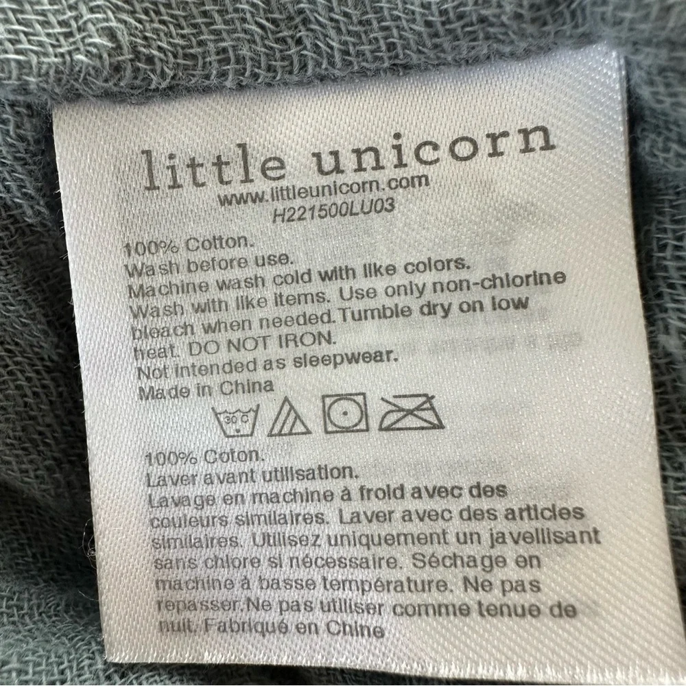 Stretchy Muslin Car Seat Cover for Kids - Dusty Blue